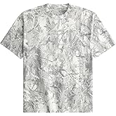 MISSACTIVER Women Camo T Shirts for Men Graphic Short Sleeve Oversized Tops Unisex Summer Maple Leaf Print Tshirts