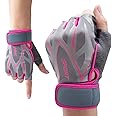 YEHIEL Gym Gloves Cycling Sports Workout Gloves for Women, Fingerless Weight Lifting Gloves Super Lightweight for Mens and Women