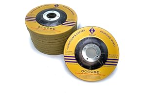 Signi Aluminum Grinding Wheel 4 1/2 for Aluminum Copper Non-Ferrous 10 Pack (Not Load While Grinding)