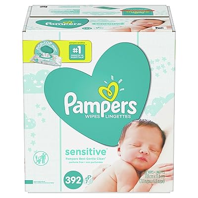 Pampers Sensitive Baby Wipes, Hypoallergenic, Bahrain Ubuy