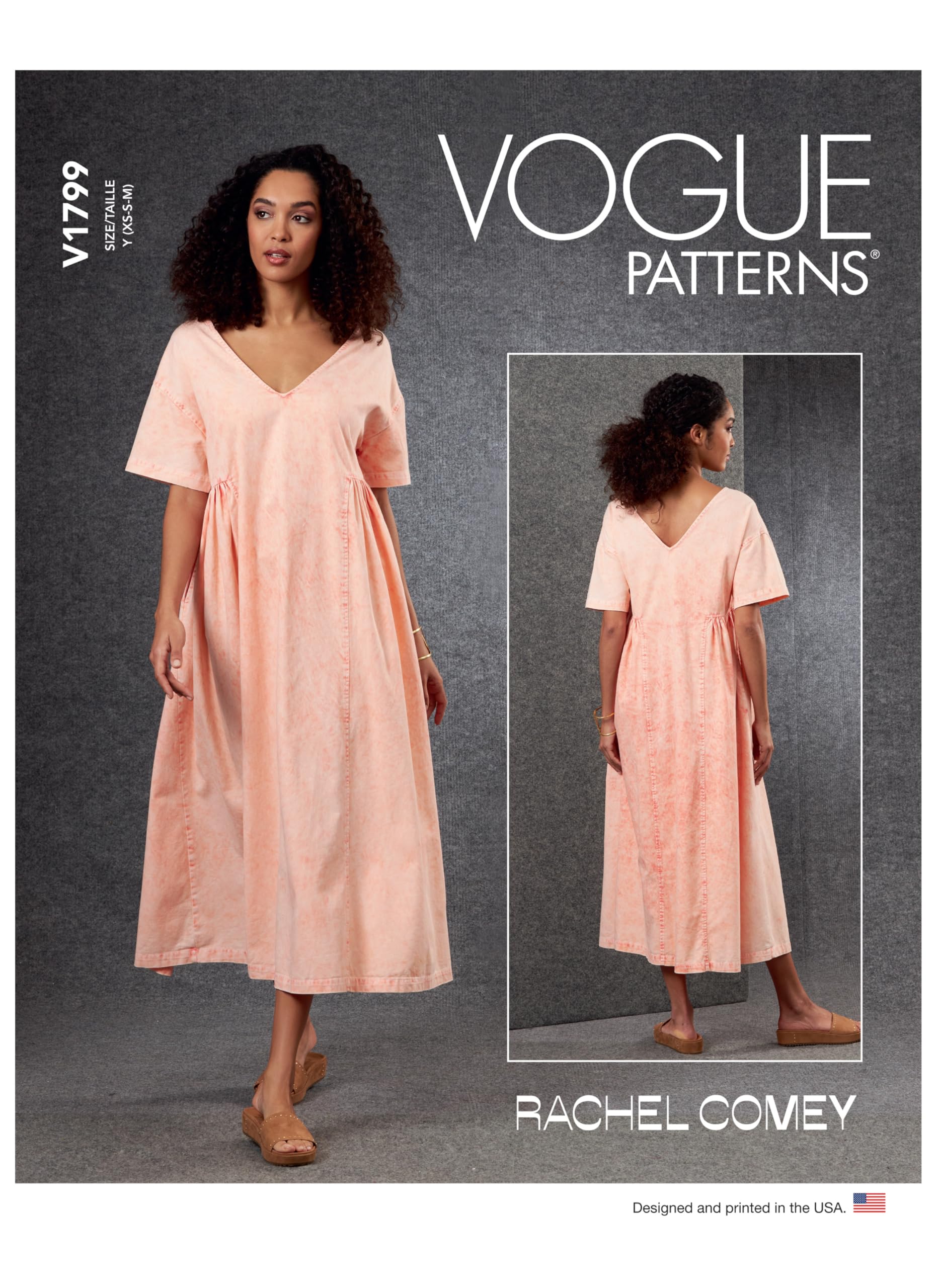 Vogue Patterns V1799ZZ Misses Dress ZZ (L-XL-XXL)