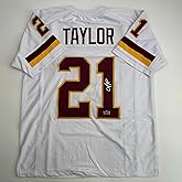 Facsimile Autographed Sean Taylor Washington White Reprint Laser Auto Football Jersey Size Men's XL