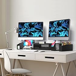 Simple Houseware Desk Dual Monitor Stand Riser with
