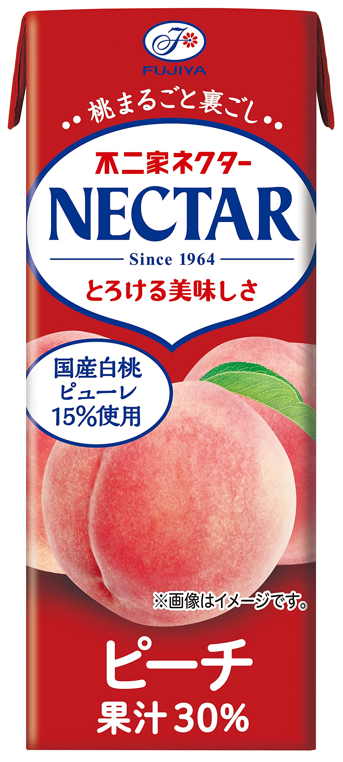 不二家 ネクター ピーチ 200ml×24本 紙パック商品画像