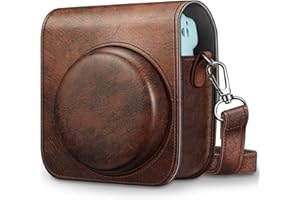 Fintie Protective Case for Fujifilm Instax Mini 11 Instant Camera - Premium Vegan Leather Bag Cover with Removable Adjustable