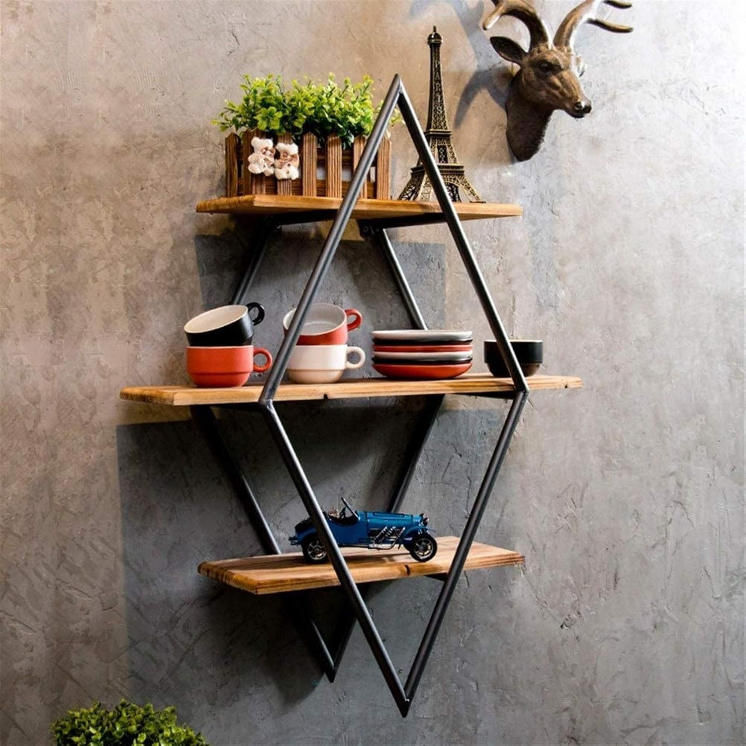 LJYY Wandregal An der Wand montierte schwimmende Regale Wohnkultur