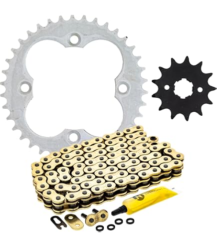 Amazon.com: Caltric Red O-Ring Drive Chain & Sprockets Kit