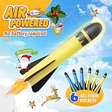 DejaNard Rocket Toy Launcher for Kids 6 Foam Rockets Outdoor Garden Age 3-12 view 4