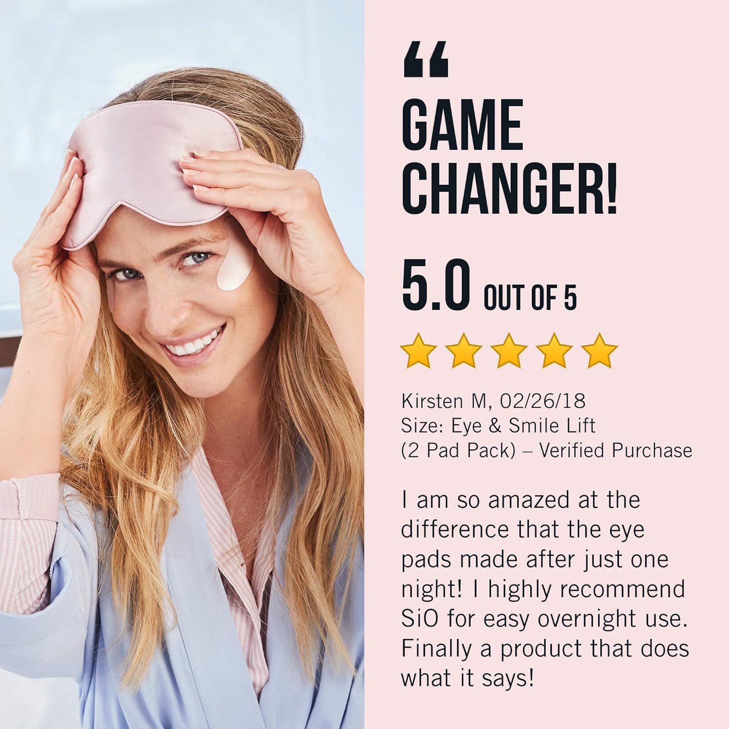 SiO Beauty Under-Eye Patches For Puffy Eyes - Anti-Wrinkle Gel Pads For Fine Lines and Wrinkles - Overnight Eye Mask Patch For Dark Circles and Bags: Beauty