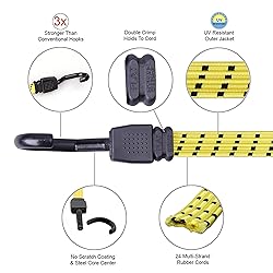 Cartman Ultra 48" Black/Yellow Flat Bungee