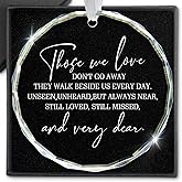 Memorial Sympathy Gift for Loss of Loved One Ornament Bereavement Spiritual Remembrance Condolence in Memory Grief Gifts for Loss of Loved One Glass Ornament