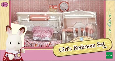 sylvanian families girls bedroom set