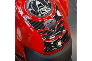 Resin Bike Motorcycle 3D Stickers Compatible with Ducati Multistrada 950 V2 and V2S 2022. Tank Protector Protection from Impact and Scratches. Resin Stickers - Made in Italy