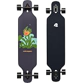 Retrospec Rift Drop-Through Longboard Skateboard Complete Canadian Maple Wood Cruiser w/Drop-Through Trucks for Commuting, Cruising, Carving &amp; Downhill Riding