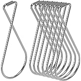 NACETURE Heavy Duty Drop Ceiling Hook Clips 100 Pack | Clip securely onto ceiling grids to hang signs, lights, plants and classroom decorations.