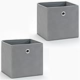 Relaxdays Faltschrank Kleiderschrank Stoff Grau gemustert 88x46x167 cm