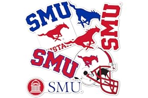 Desert Cactus Southern Methodist University Sticker SMU Mustangs Vinyl Decals Laptop Water Bottle Car Scrapbook Sheet T2 (Type 2)