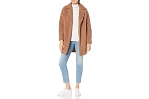 Amazon Essentials Women's Teddy Bear Fleece Oversized-Fit Lapel Jacket (Previously Daily Ritual)