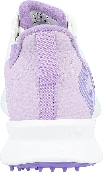 FOOTJOY UNISEX FJ FUEL JUNIOR GOLF SHOE, WHITE/GREY/PURPLE, 1