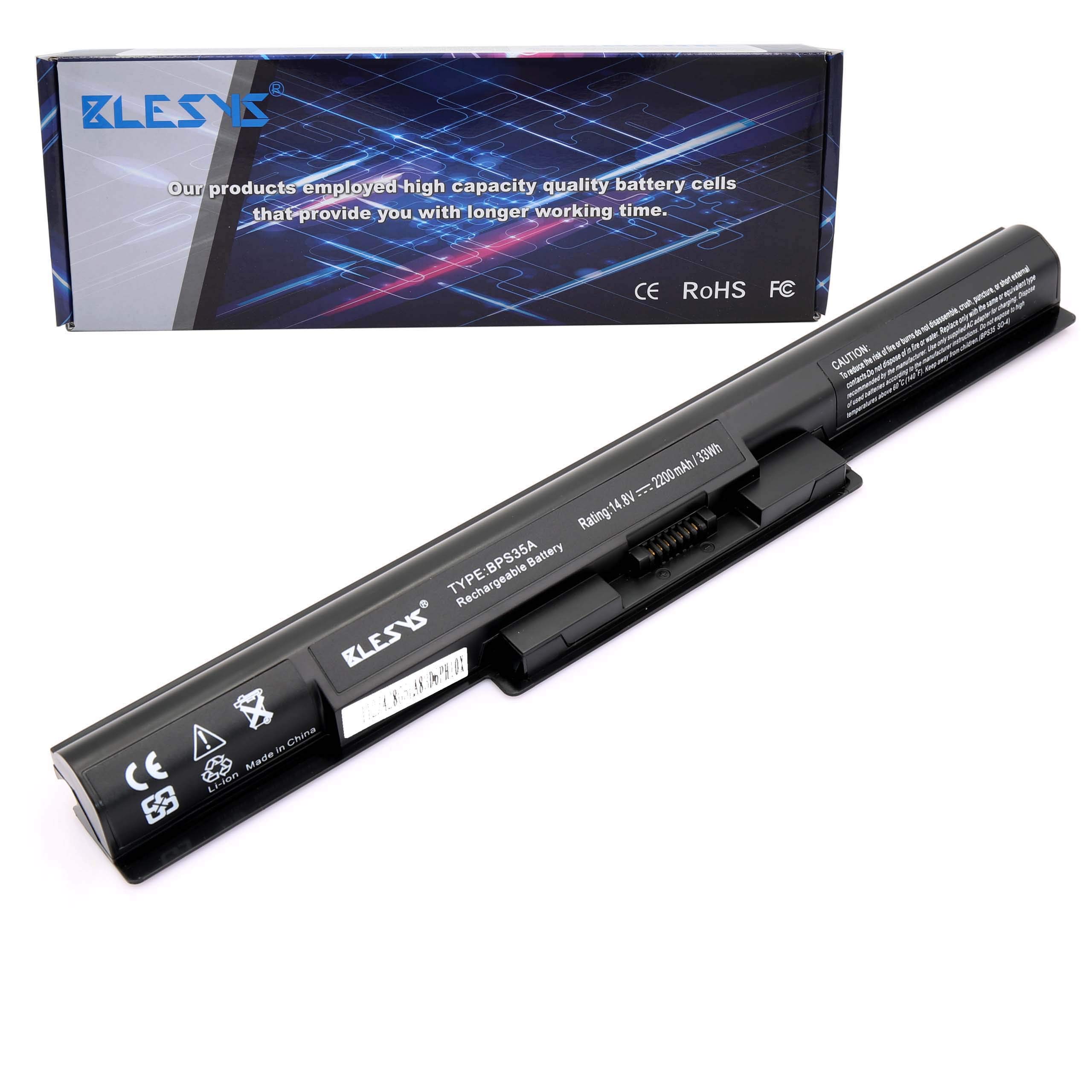 BLESYS BPS35A SVF152C29M SVF142C29M Laptop Battery for Sony Vaio SVF152A29M SVF15221R6E SVF1521A2E SVF153B1YM Notebooks 14.8V 2200mAh 33Wh