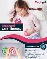 Magic Gel Kids Ice Pack 4 Monster Themed Reusable Adjustable Band view 6