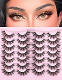 Eyelashes Natural Look Faux Mink Lashes Fluffy