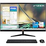 Acer Aspire C27-1700-UA91 AIO Desktop | 27" Full HD IPS Display | 12th Gen Intel Core i5-1235U | Intel Iris Xe Graphics | 16G