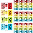 16 Boxes Perkoop Sign Here Notarize Initial Here Sign and Date Tabs Stickers Flags for Office School Students Notebook Annotating Books Notary Books, 100 Pcs Each Box