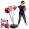 NSG Punching Bag for Kids & Boxing Gloves Set - Adjustable Freestanding ...