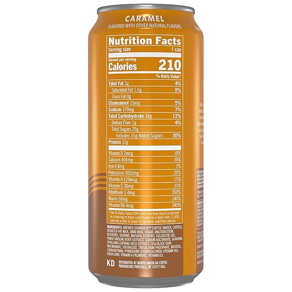 STARBUCKS DOUBLESHOT ENERGY DRINK COFFEE BEVERAGE, CARAMEL, ICED COFFEE, 15 FL OZ CANS (12 PACK)