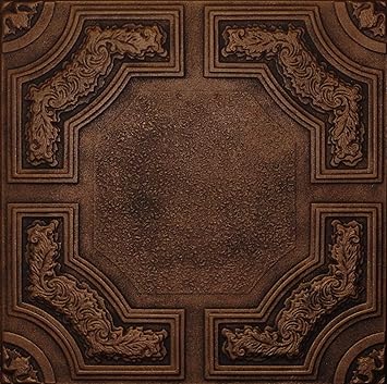 Amazon Com R28a Antique Bronze 20x20 Amazing Styrofoam Tin Look