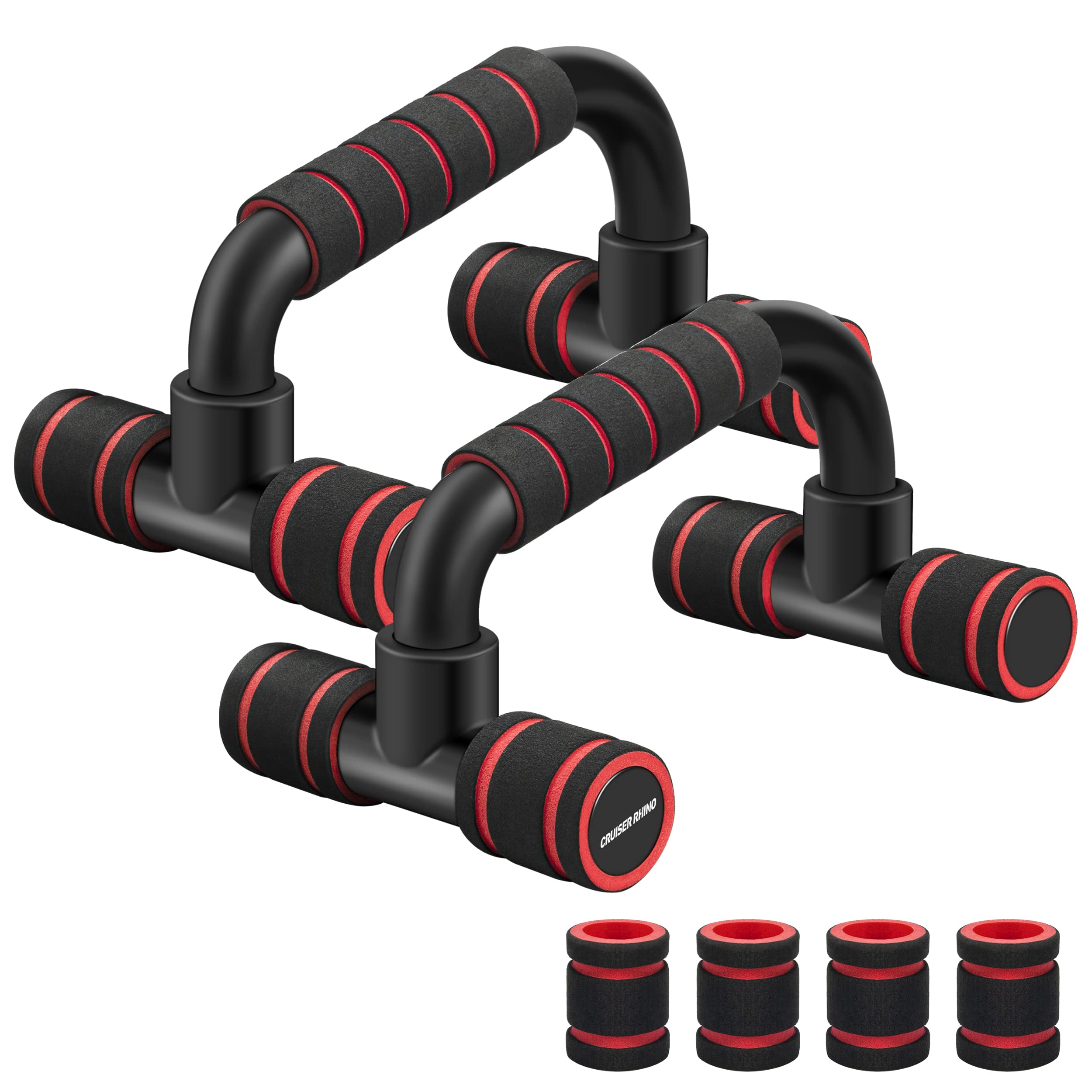 Photo 1 of Push Up Bars, Calisthenics Equipment Push Up Handles for Floor, Perfect Push Up Bar, Pushup Bars with Non-slip Sturdy Structure Handle, Fitness Bars for Home & Workout