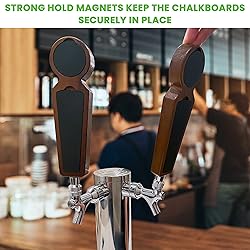 Beer Tap Handle Set of 2 - Magnetic Chalkboard Beer