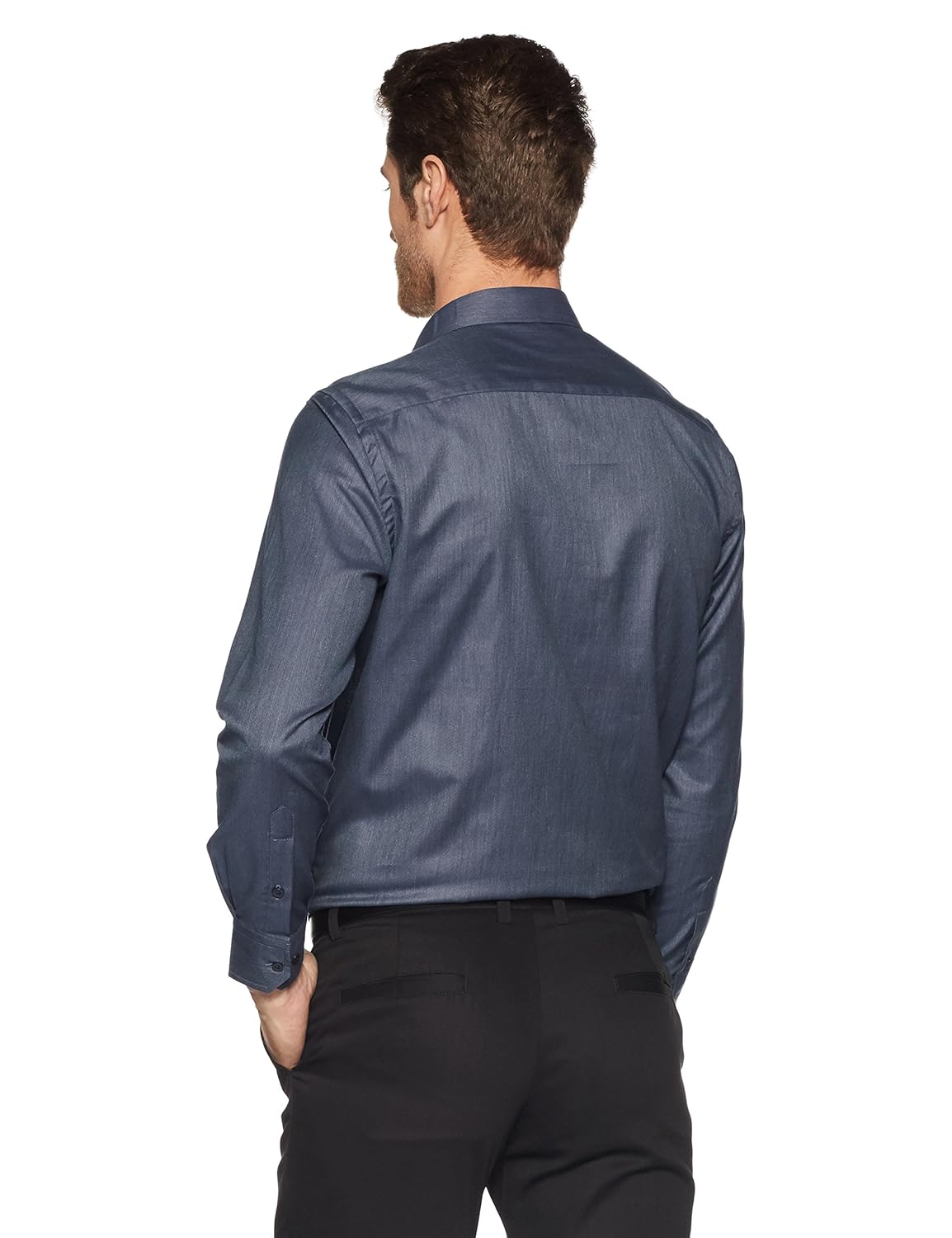 diverse men's solid regular fit formal shirt