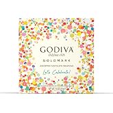 Godiva Goldmark Cake-Inspired Belgian Chocolate Gift Box, 18 Pc | Cake-inspired fillings, Red Velvet, Birthday Cake, Cheesecake, Hazelnut Layer Cake, Ivory confetti box, Milk &amp; dark chocolate