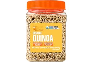 BetterBody Foods Organic Quinoa, Vegan, Gluten Free, Low Glycemic Rice Replacement, 24 ounce