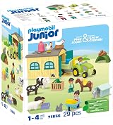 Playmobil Junior 71656 Farm Adventure Tractor Trailer Animals 1+ EU view 2