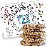 YES Bar – Black Sesame Salt – Plant Based Protein, Decadent Snack Bar – Vegan, Paleo, Gluten Free, Dairy Free, Low Sugar, Hea