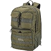 Eddie Bauer Cargo Tactical Backpack | Adventure | Heavy Duty | Outdoor | Water Resistant | 600D Polyester - Grey Moss