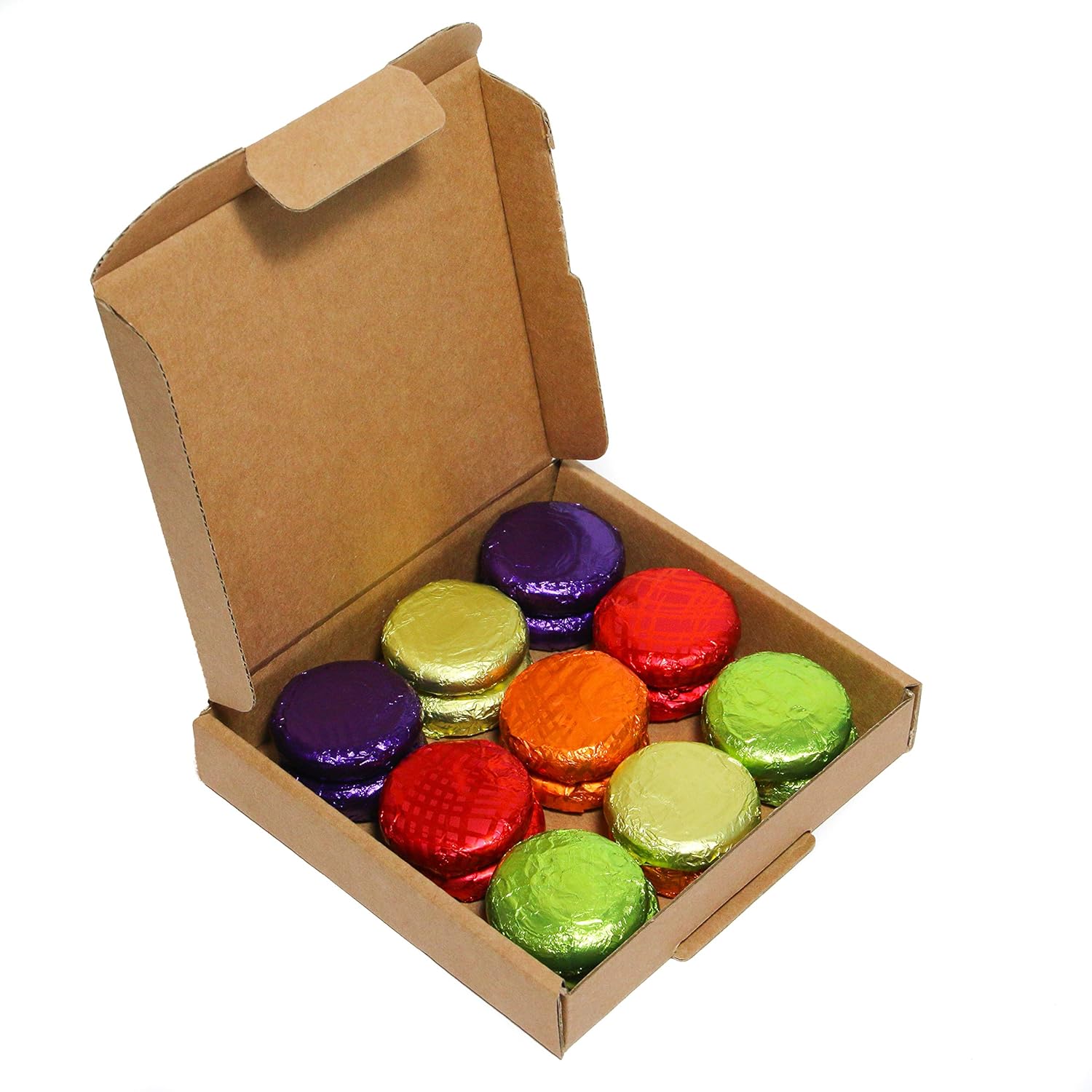 Luxury Vegan Chocolate Creams 18 Assorted Fruit Flavour Fondant Dark