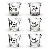 Rattleware 3 Oz Double Spouted Glass Espresso Shot