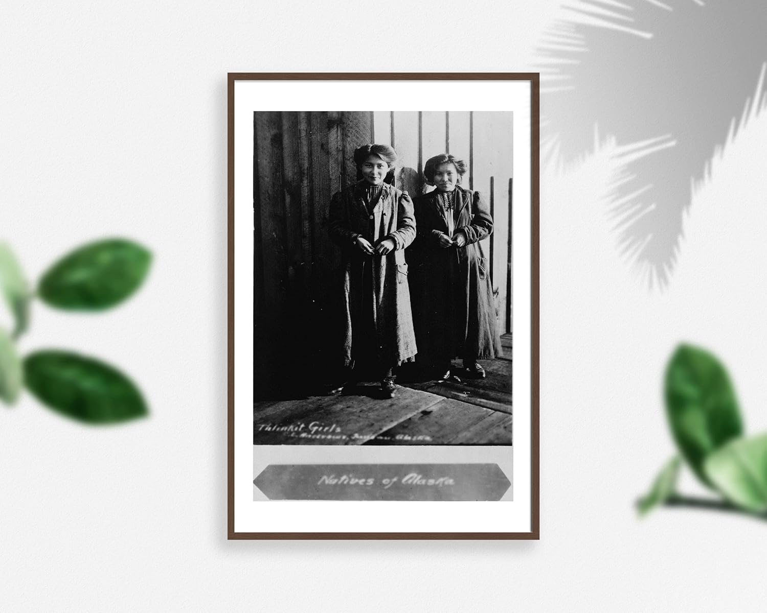 Photographs - INFINITE PHOTOGRAPHS Photo: Tlingit Girls, Natives of Alaska, Indians of North America, 1907, Clarence Andrews Size: 8x