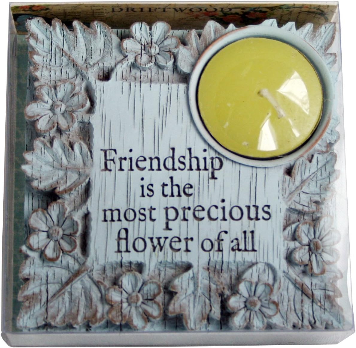 Driftwood Tealight Holders-Friendship is The Most…