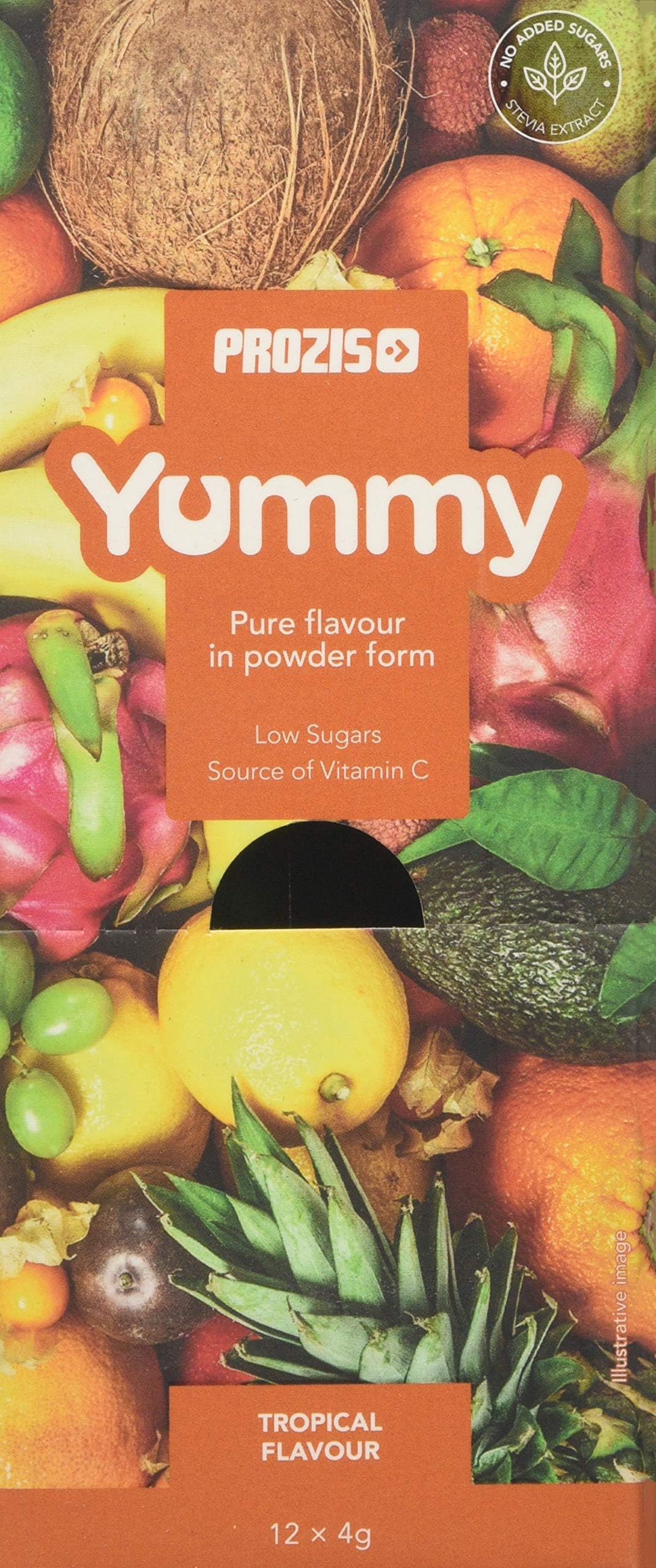 Prozis 12 x Yummy 4 g, 110 g