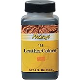 Fiebing's LeatherColors 4oz - Water Based Penetrating & Permanent Leather Dye for Shoes, Boots, Belts, Bags, Furniture