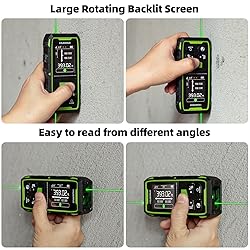Huepar Dual Laser Measuring Tool, 656Ft Green-Beam