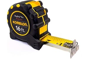 Komelon 7116 Monster MagGrip Measuring Tape with Magnetic End, 16-Foot