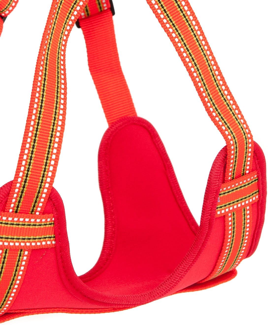 Long Paws Comfort Dog Harness, Reflective, Padded Dog Harness, Medium, Orange - Image 3
