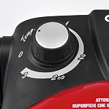 G3 Ferrari G10006 Delizia Pizza Oven 1200W Red Refractory Stone Thermostat view 7