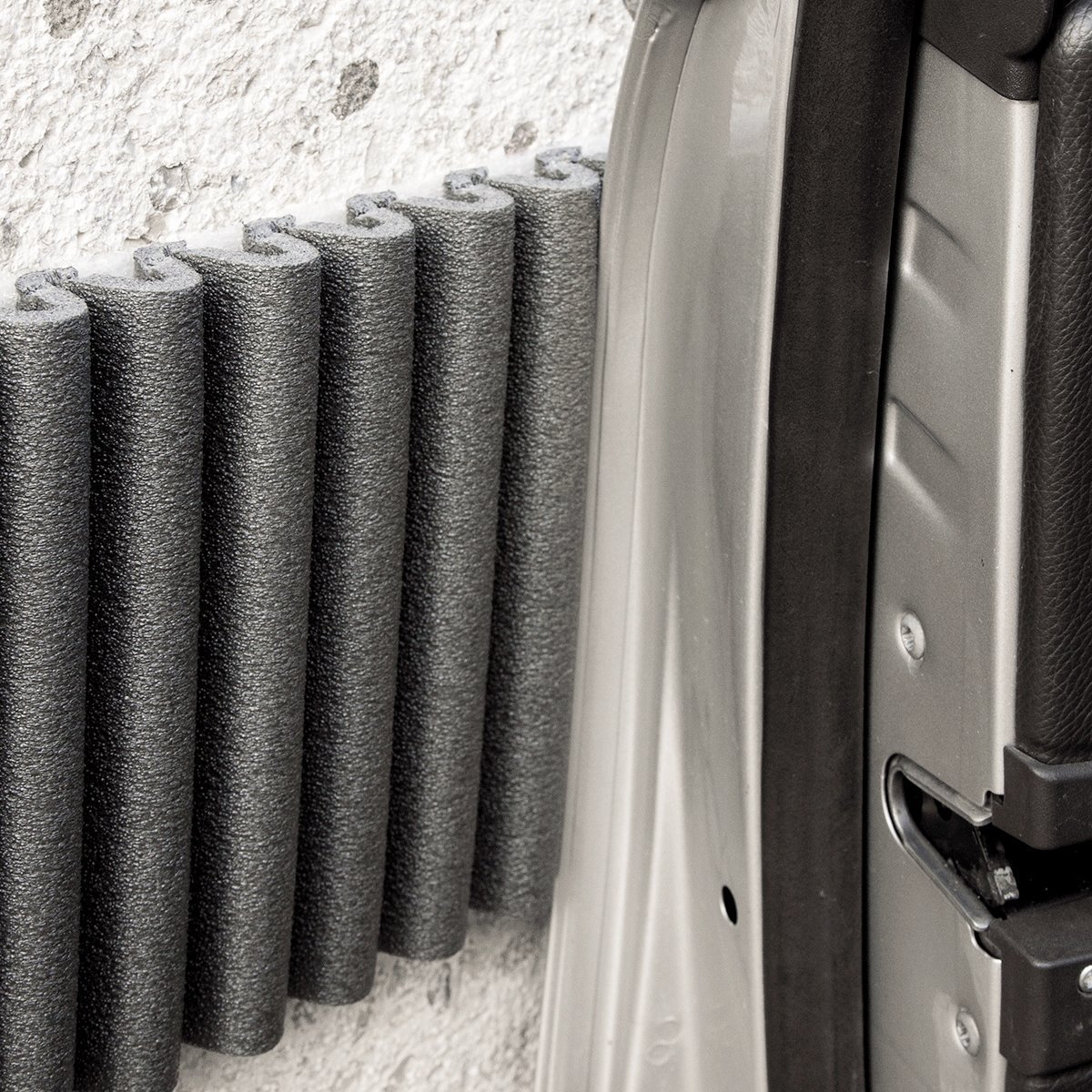 Mondaplen Wall Bumpers SelfAdhesive Corrugated Foam Strips, Car Door